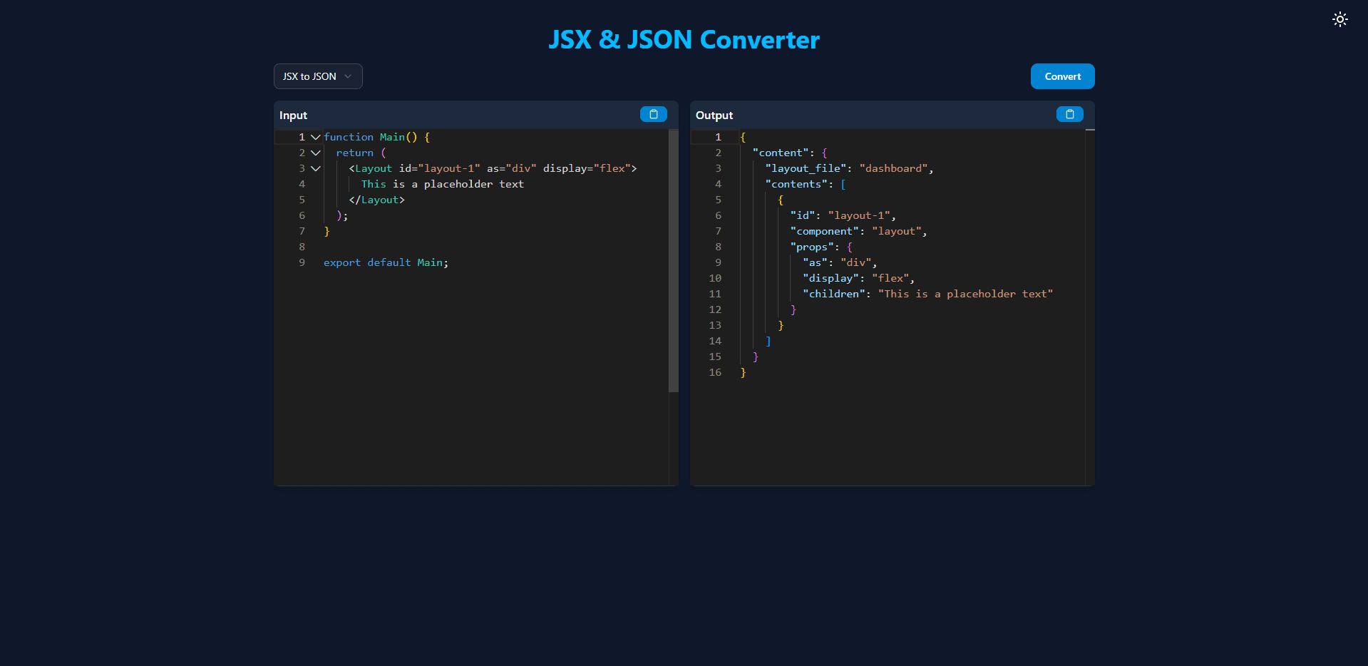 JSX Parser